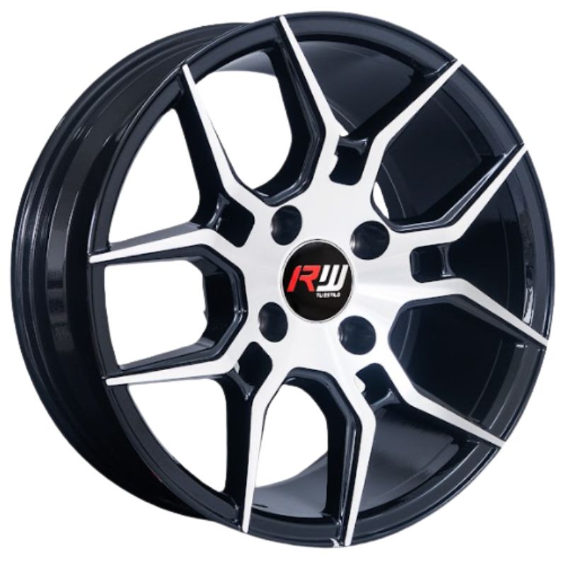 RW® - 14X6 4X100/4X114.3 ET35 CB73.1 BLACK MACHINED