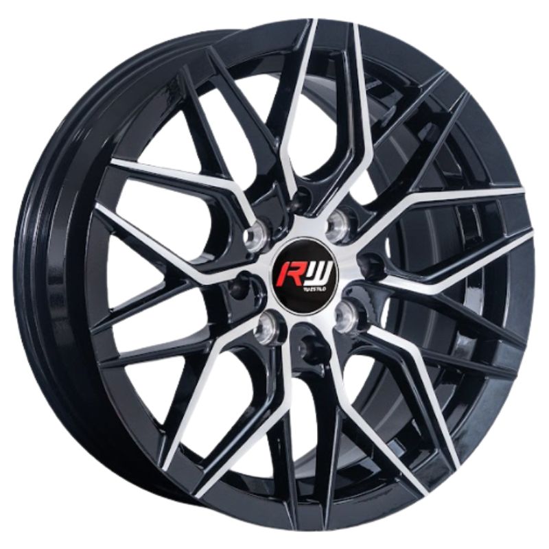 RW® - 14X6 4X100/4X114.3 ET35 CB73.1 BLACK MACHINED