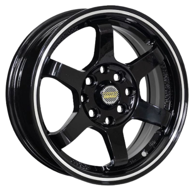 RW® - 14X6 4X100/4X114.3 ET35 CB73.1 BLACK LINE POLISHED