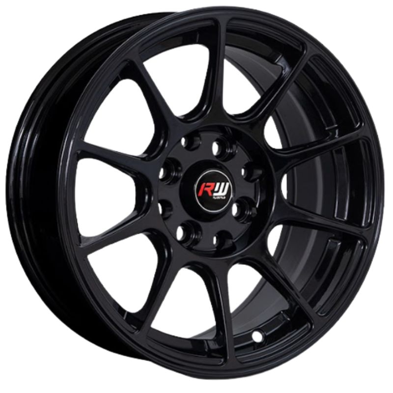 RW® - 14X6.5 4X100/4X114.3 ET15 CB73.1 BLACK