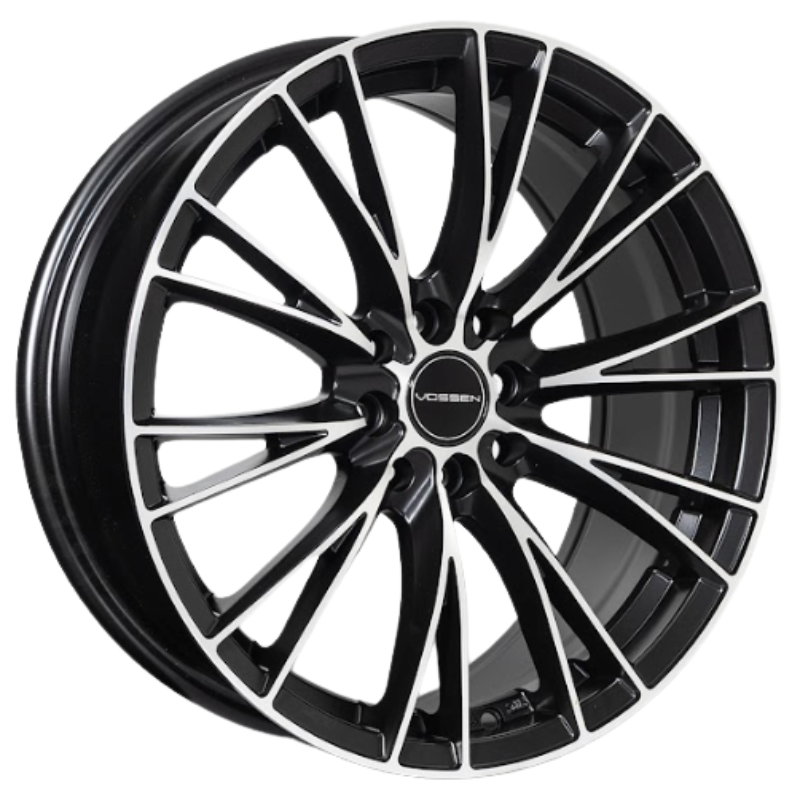 RW® - 17X7.5 4X100/4X114.3 ET40 CB73.1 SEMI-MATTE BLACK MACHINE