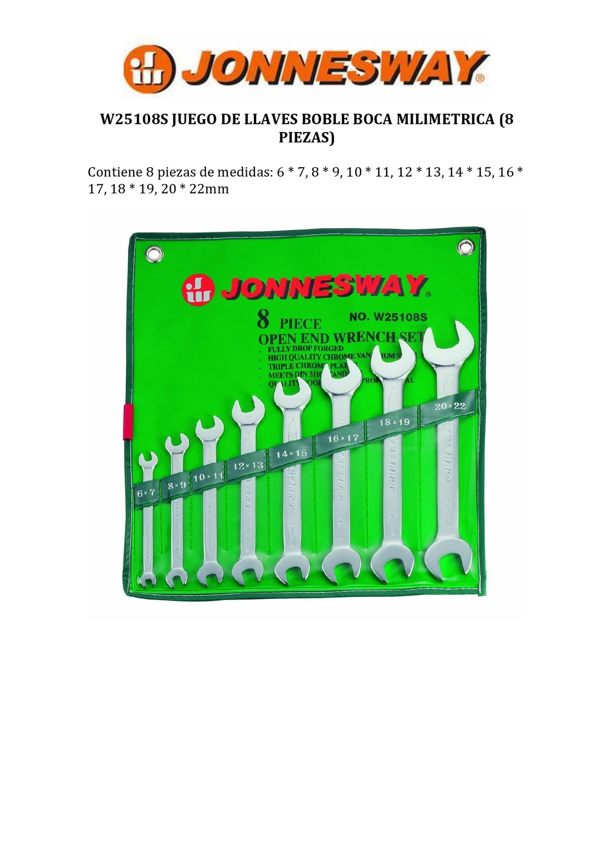 JONNESWAY® JUEGO EXTRACTOR INTERIORES/EXTERIORES