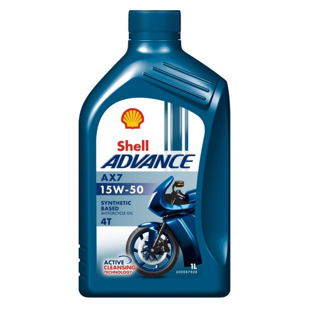 SHELL ADVANCE 4T AX7 15W50 SN MA2 1L
