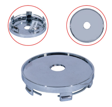TAPA CONCAVA CROMADA C/VINCHA S/LOGO 60MM