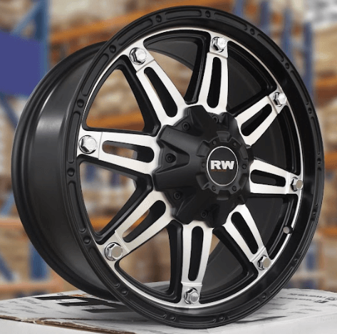 RW® - 17X8 6X135/6X139.7 ET0 CB110.5 SMATE B/M RIVETS