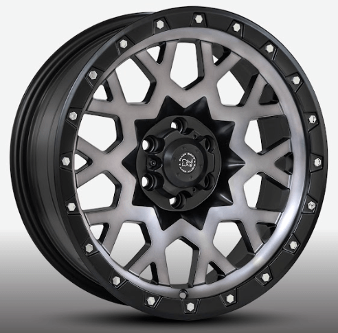 RW® - 17X9.0 6X114.3 ET0 CB66.1 SMATEBLACK RING/BM R