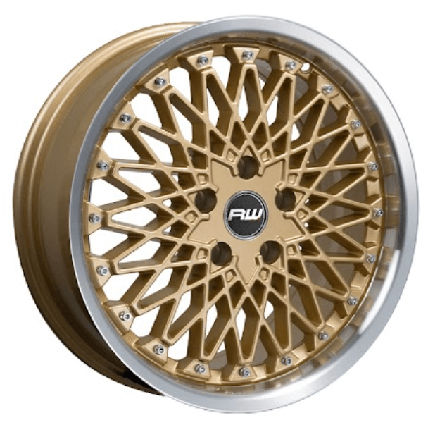 RW® - 17X7.5 5X114.3 ET35 CB73.1 GOLD/LIP POLISHED R