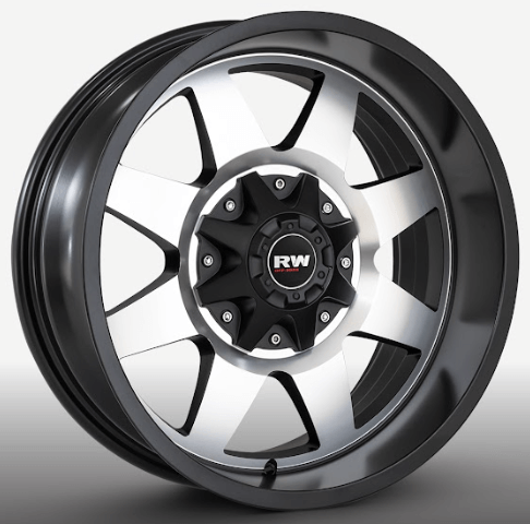 RW® - 20X10 6X139.7 ET-24 CB110.5 SMATEBLACK/MACHINED