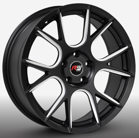 RW® - 18X8 5X112 ET35 CB66.6 SMATEBLACK/MILLING