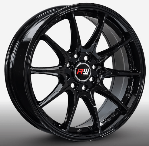 RW® - 16X7 4X100/4X108 ET38 CB73.1 BLACK