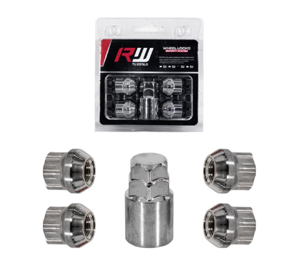 KIT SEGURIDAD CONICA RW TU ESTILO 5PCS 23MM 12X1.25 D19-21