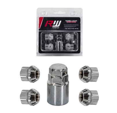 KIT SEGURIDAD CONICA RW TU ESTILO 5PCS 22MM 12X1.50 D17-19