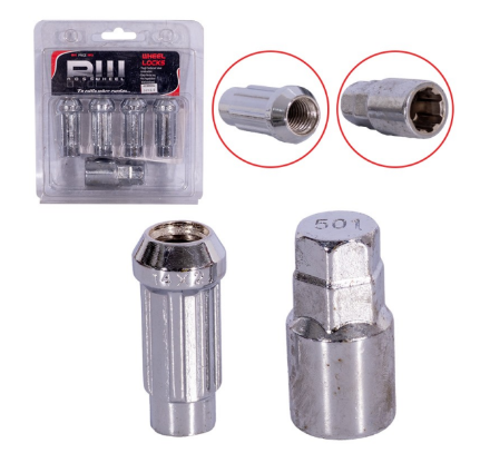 KIT SEGURIDAD CONICA RW ROSWHEEL 5PCS 51MM 14X2 D19