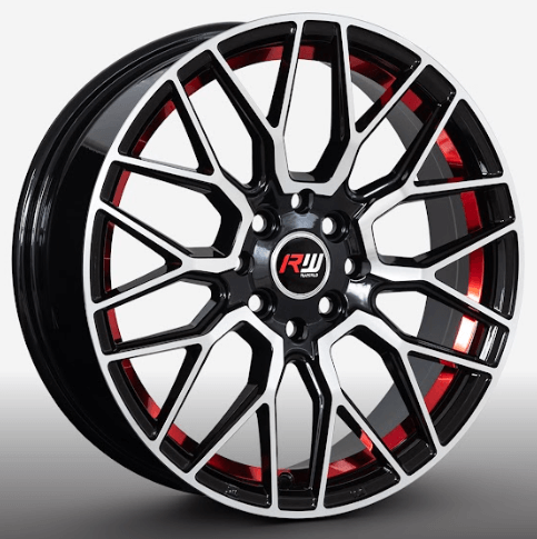 RW® - 16X7 4X100/4X114.3 ET40 CB73.1 BM/RED UNDERCUT