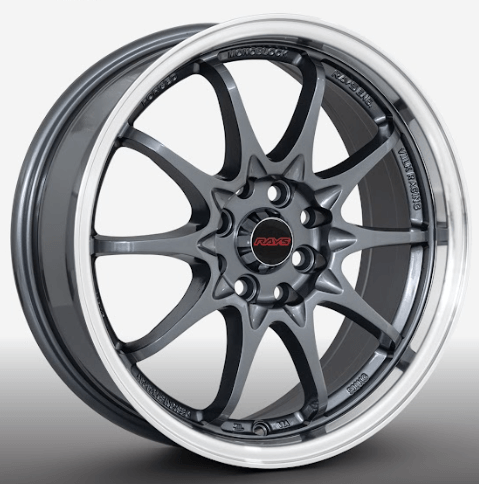 RW® - 16X7 4X100/4X114.3 ET40 CB73.1 GM/LIP POLISHED