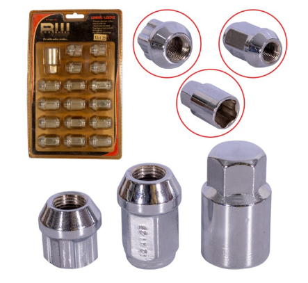 KIT SEGURIDAD CONICA RW ROSWHEEL 5PCS 22MM / 12PCS 35MM