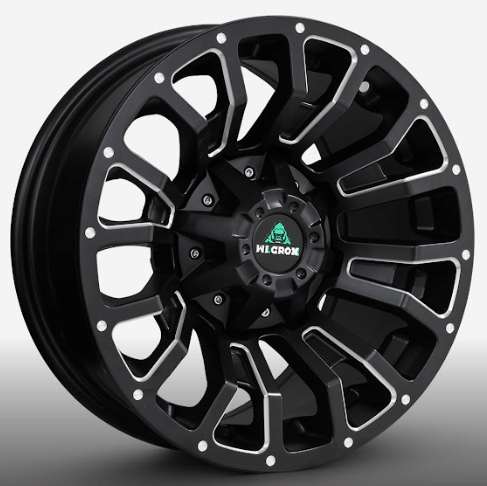 RW® - 16x8 6X139.7 ET0 CB110 SMATE BLACK/MILLING