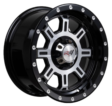 RW® - 15X8.5 5X114.3 ET20 CB73.1 BM/MILLED DOTS