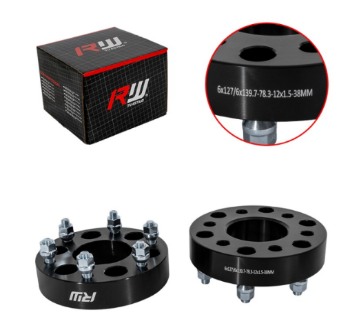 CONVERTIDOR PCD 127X6 a 139.7X6 38MM CB78.3 12X1.50