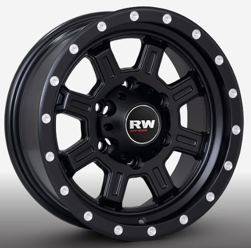 RW® - 15x8.5 6X139.7 ET20 CB110.5 SMATE B/MILLED DOTS