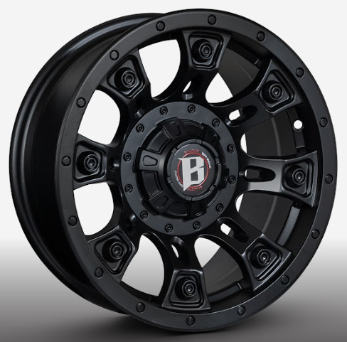 RW® - 15X8 6X139.7  ET0 CB110 SMATE BLACK BALLISTIC