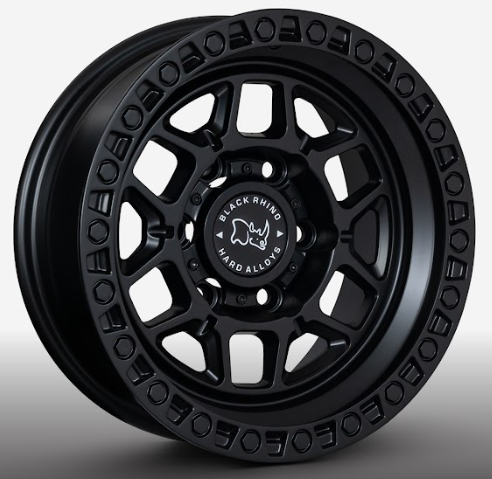 RW® - 15X8 6X139.7 ET0 CB110.5 SMATE BLACK BLACK RHINO