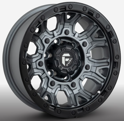 RW® - 15X8 6X139.7 ET0 CB110 SMATE  GM/ SMATE BLACK RING FUEL