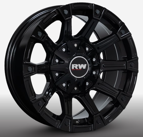 RW® - 15X8 6X139.7 ET-5 CB110,5 BLACK