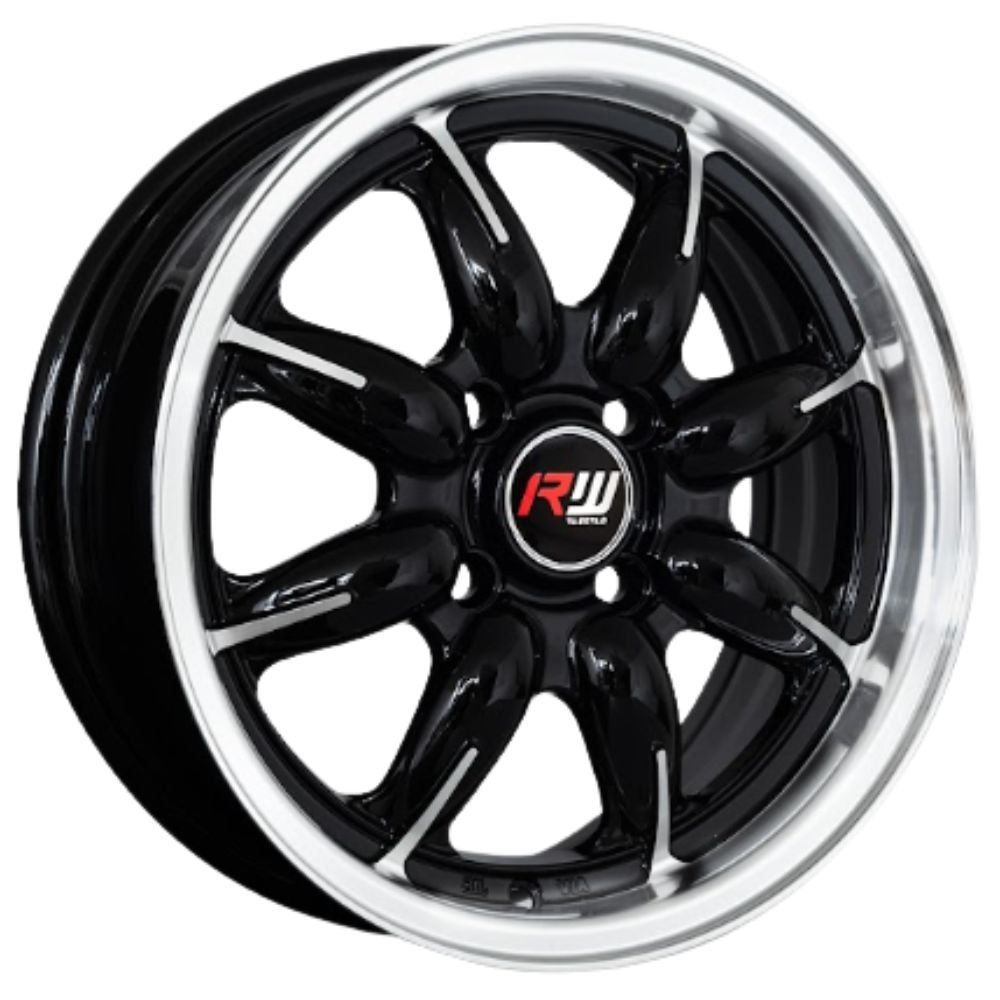 ARO 13X5.5 100x4 ET35 CB73.1 BLACK MACHINE/LIP POLISH
