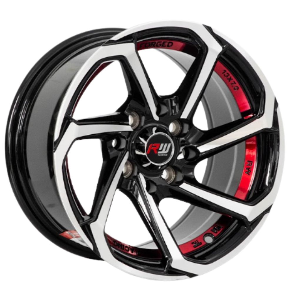 ARO 13X7 100/114.3X8 ET0 CB73.1 BLACK MACHINE/UNDERCUT