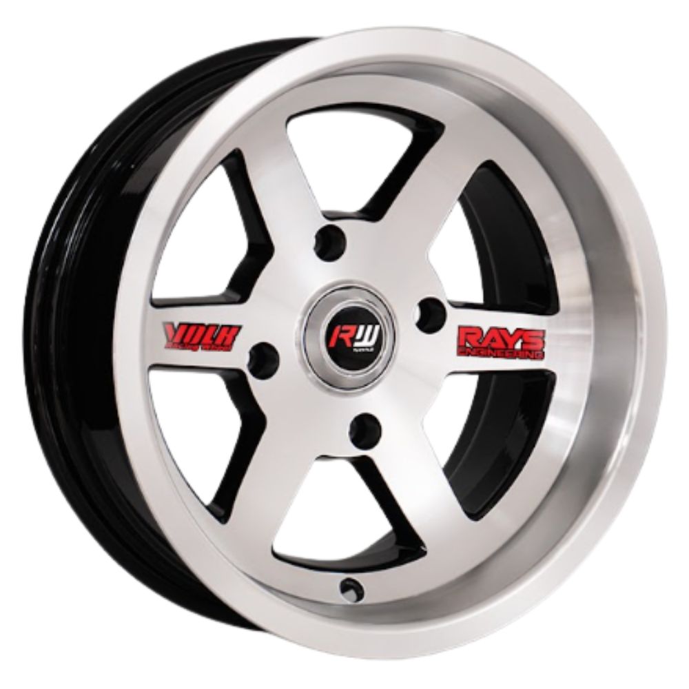 ARO 13X7 114.3X4 ET-7 CB73.1 BLACK MACHINE/LIP POLISH