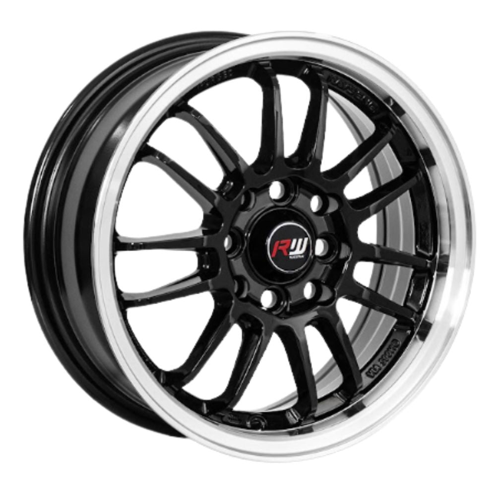ARO 14X5.5 100/114.3x8 ET35 CB73.1 BLACK/LIP POLISH