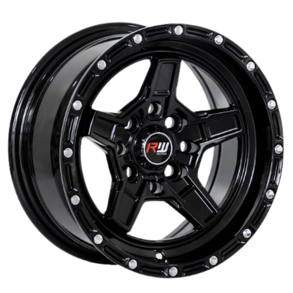 ARO 13x6 100/114.3X8 ET0 CB73.1 BLACK/RIVET