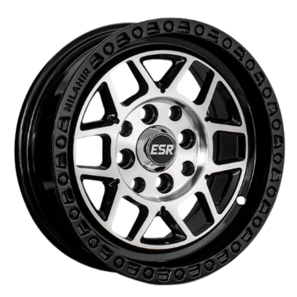 ARO 13X6 100/114.3X8 ET15 CB73.1 BLACK MACHINE/RING BL