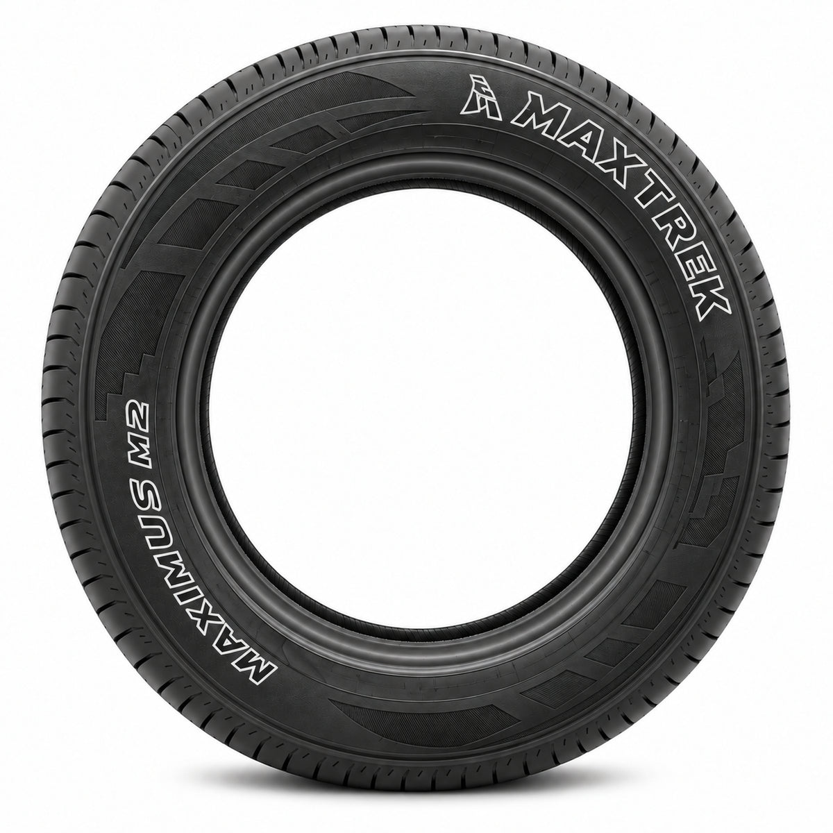 MAXTREK MAXIMUS M2 sin aro — vista lateral, letras blancas
