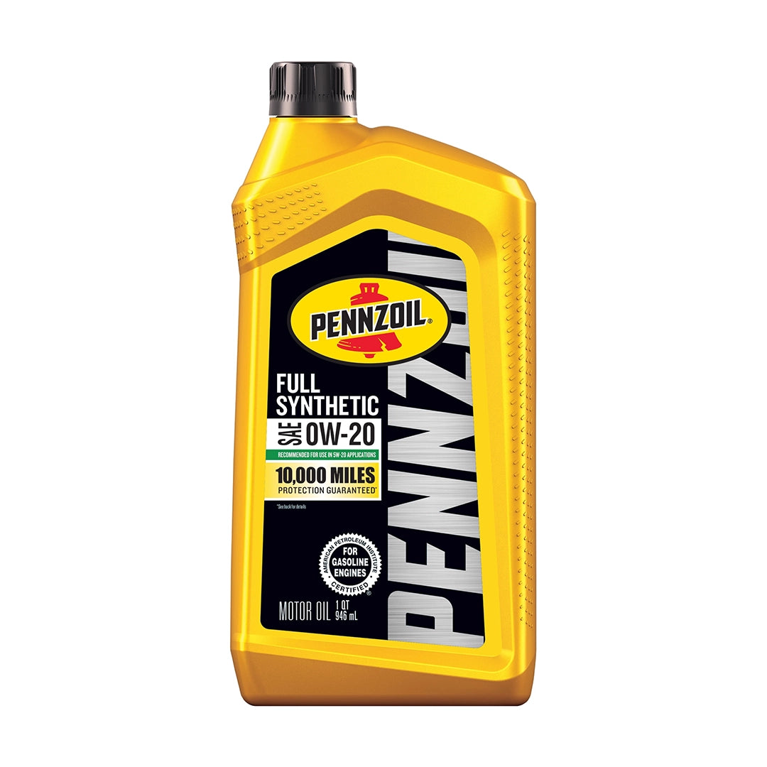Imagen de Pennzoil PLATINUM 0W20 GF6, comercializado en caja de 6 × 1 QT. Mantallanta, Ecuador.