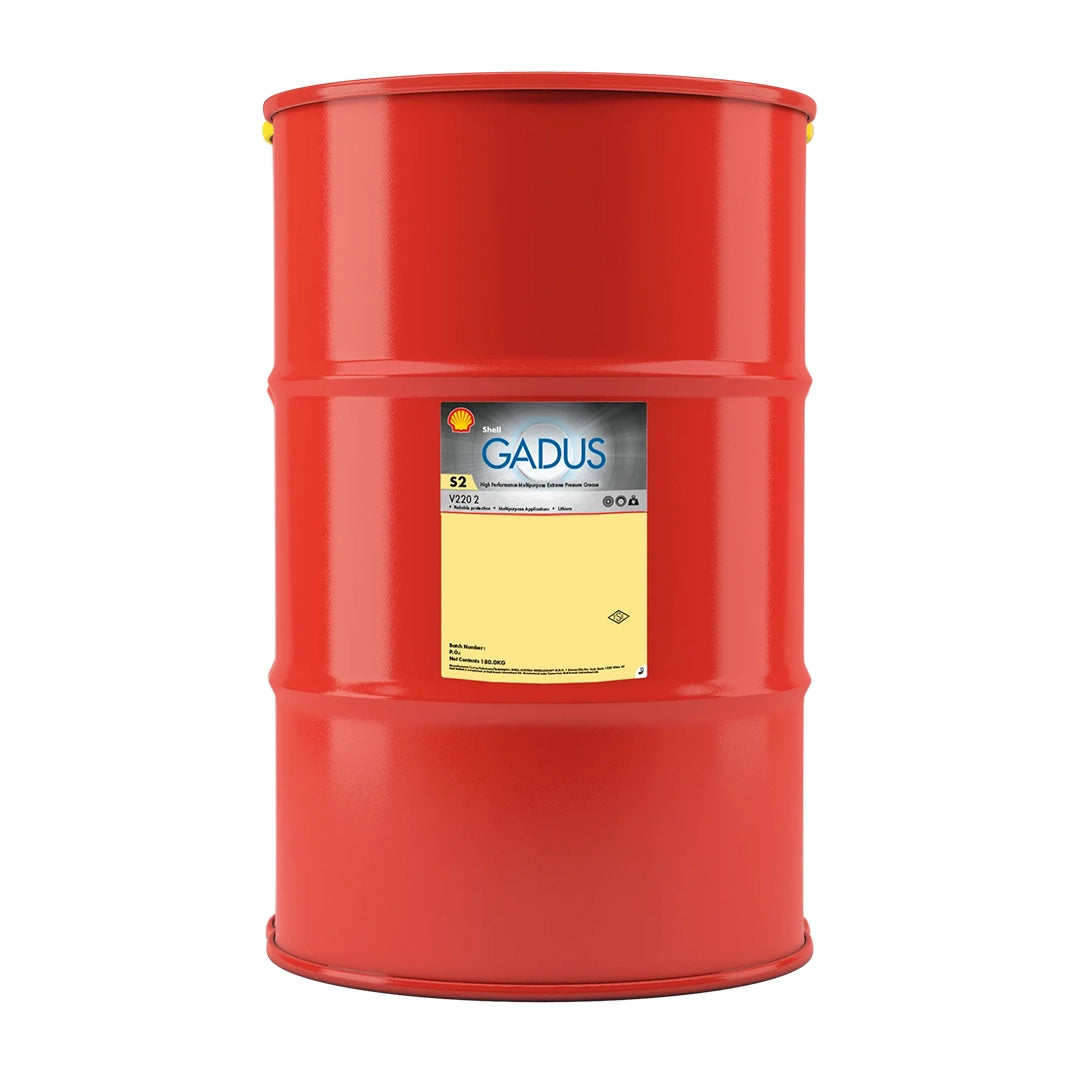 Imagen de Shell GADUS S2 V220 2, comercializado en 180 KG. Mantallanta, Ecuador.