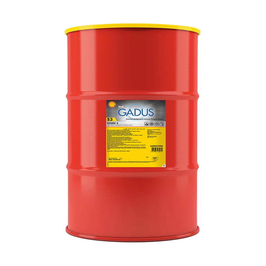 Imagen de Shell GADUS S3 V220C 2, comercializado en 180 KG. Mantallanta, Ecuador.