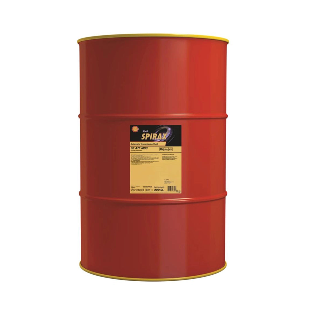 Imagen de Shell SPIRAX S3 ATF MD3, comercializado en tambor de 55 UGL. Mantallanta, Ecuador.