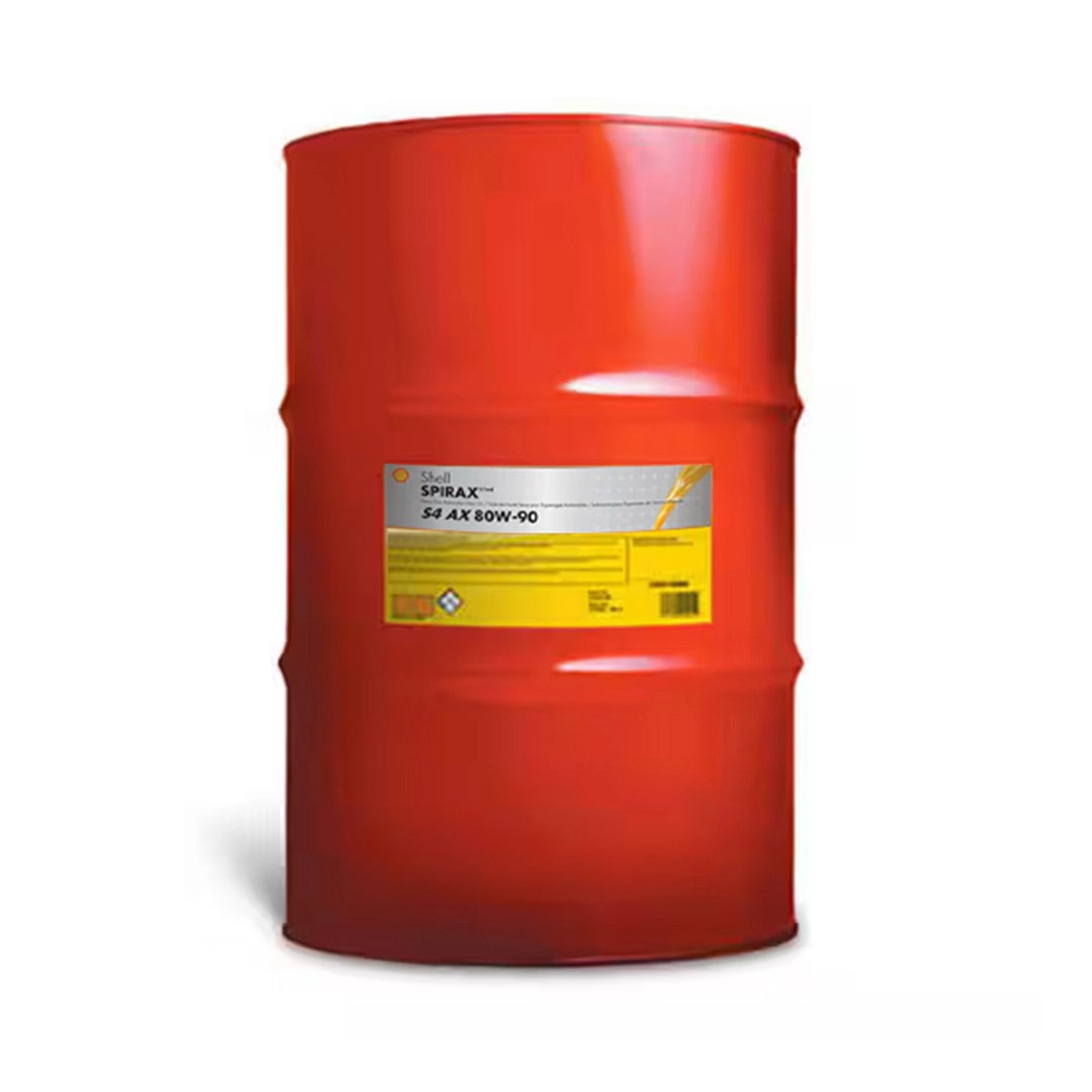 Imagen de Shell SPIRAX S4 AX 80W90, comercializado en tambor de 209 L. Mantallanta, Ecuador.