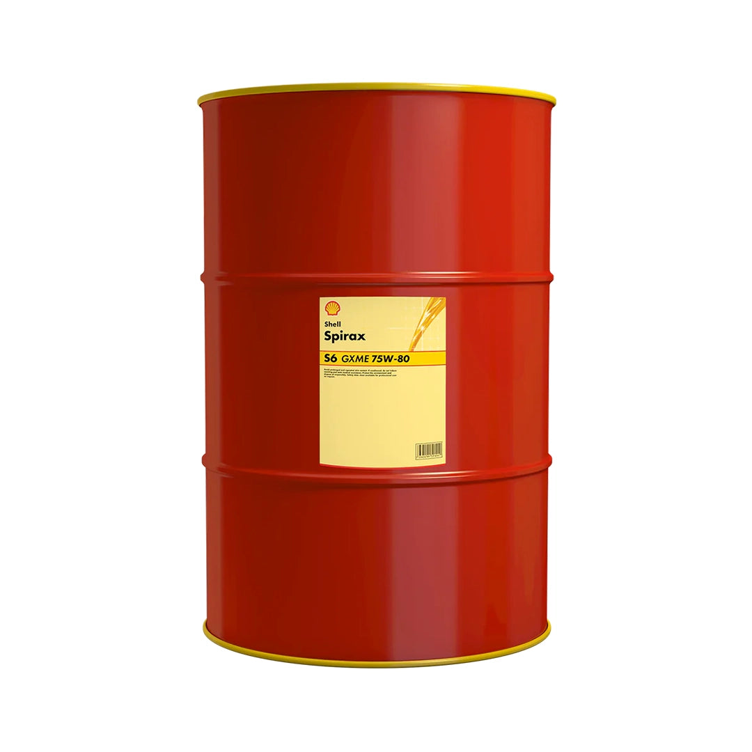 Imagen de Shell SPIRAX S6 GXME 75W80, comercializado en tambor de 209 L. Mantallanta, Ecuador.