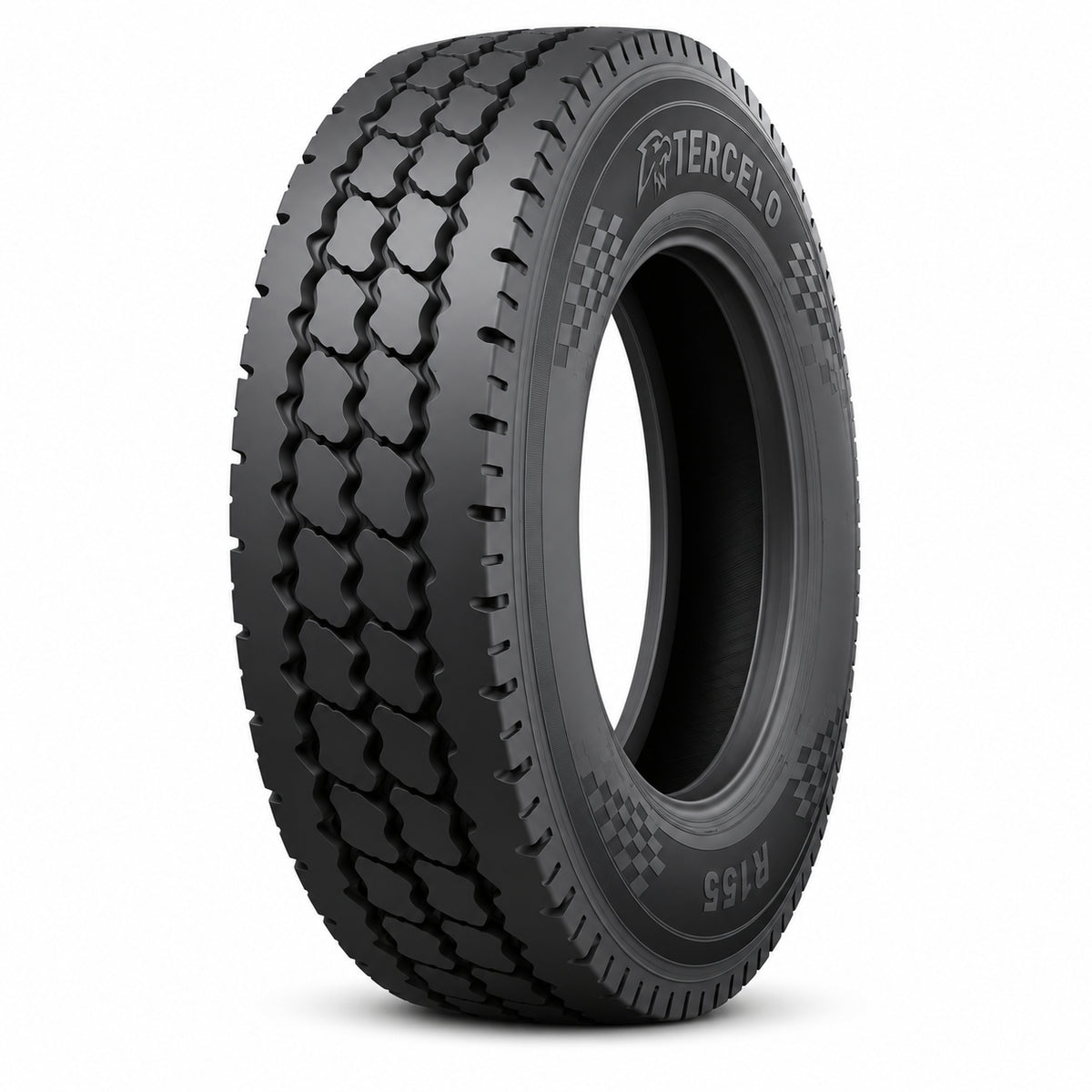 Tercelo R155 sin aro, vista diagonal