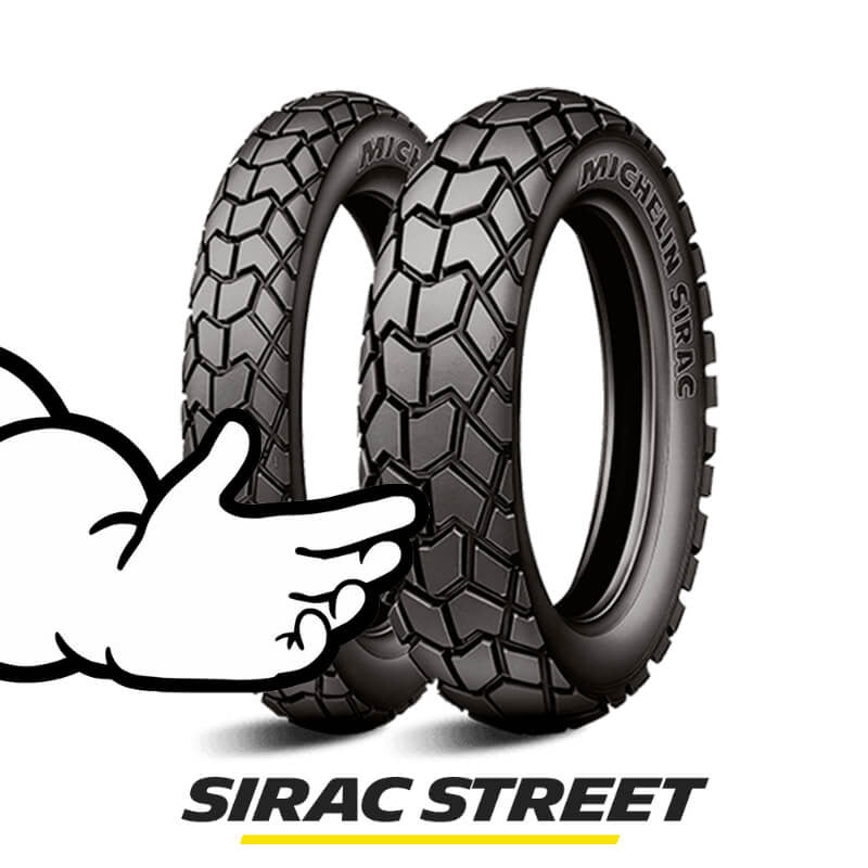 MICHELIN® SIRAC STREET - 90/90-19 (52P) TT