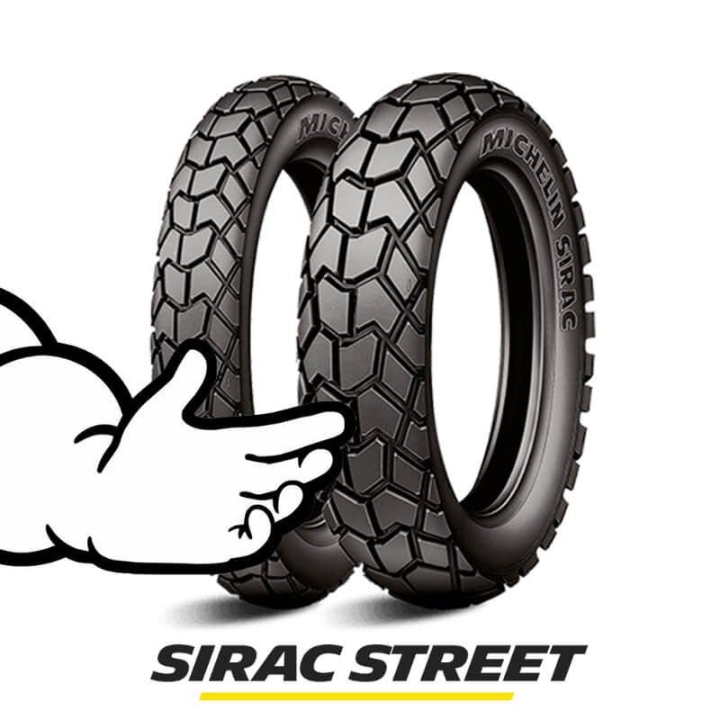 MICHELIN® SIRAC STREET - 110/90-17 M/C 60P R TT