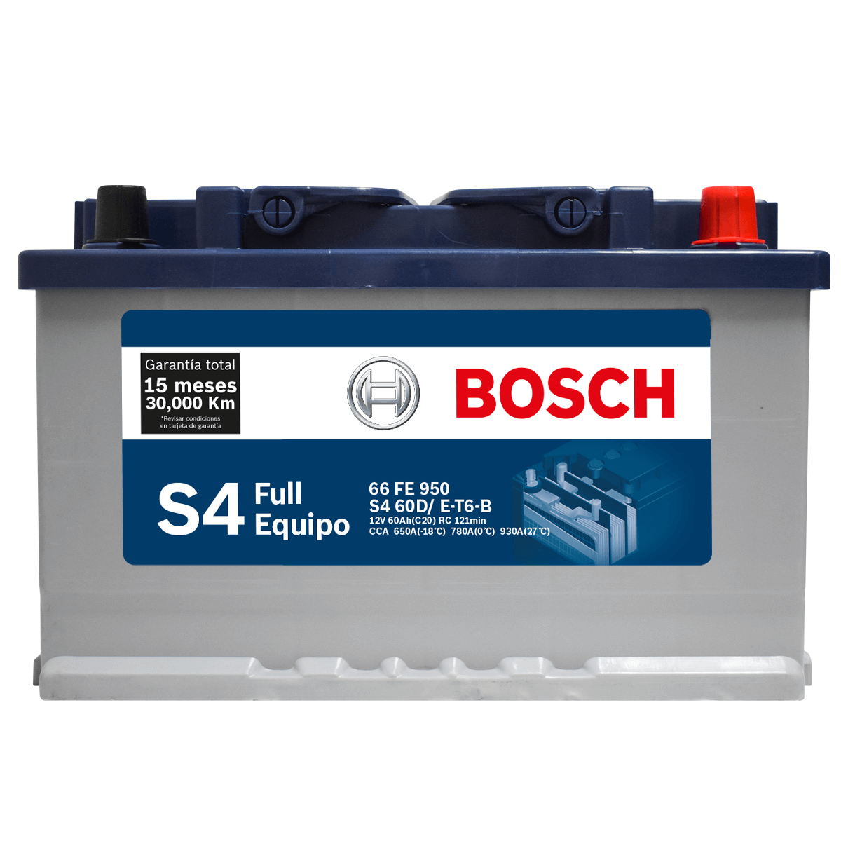 BATERIA BOSCH® S6 - 92DM LN5 AGM (- +) NORMAL 92AH